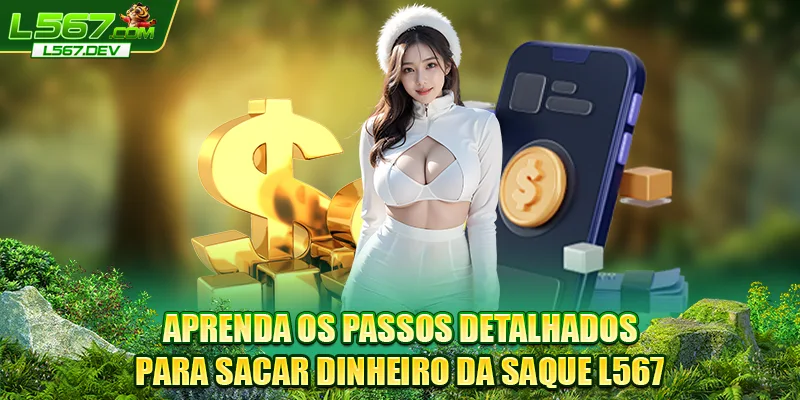 Aprenda os passos detalhados para sacar dinheiro da saque L567