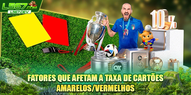 Fatores que afetam a taxa de cartões amarelos/vermelhos