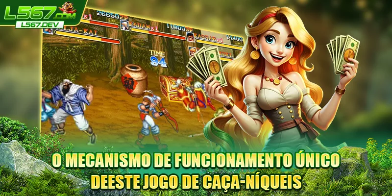 O mecanismo de funcionamento único deeste jogo de caça-níqueis