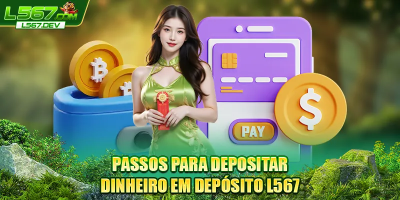 Passos para depositar dinheiro em depósito L567 Passos para depositar dinheiro em depósito L567