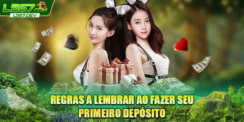 Regras a lembrar ao fazer seu Primeiro depósito
