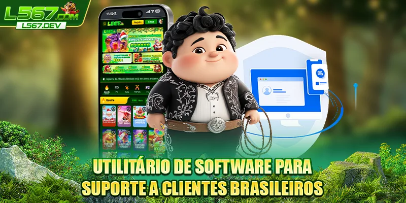 Utilitário de software para suporte a clientes brasileiros